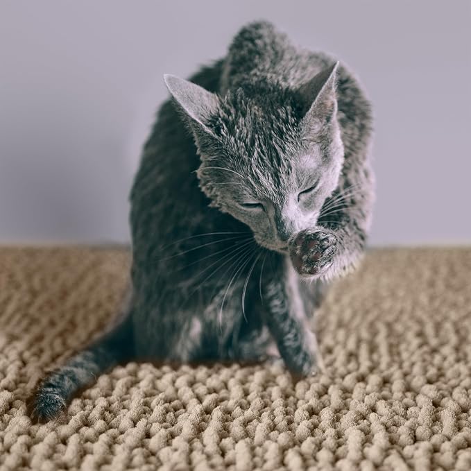 CatGuru Cat Litter Mat, Medium, Extra Large, XXL, Waterproof Litter Box Mat, Non Slip Kitty Litter Mat, Machine Washable Litter Trapping Mat, Soft Litter Tray, Cat Stuff (XXL, Sand/Heavy-Duty) - Image 5