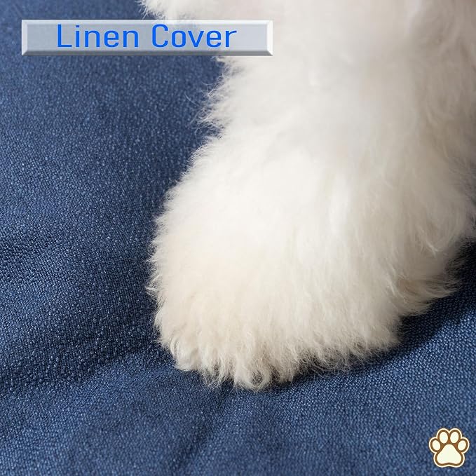 Dog Bed- Crate Bed Orthopedic for Medium and Large Dogs, Soft, Warm and Durable, Removable Washable Cover - Waterproof Inner Lining and Non-Slip Bottom. - Image 3