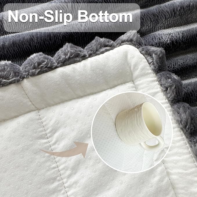 NAISI Pet Couch Covers for Sofa with Thick Filling and Non-Slip Bottom Sectional Sofa Covers Washable Friendly for Pets(1pc/27.5"x 59",Dark Grey) - Image 4