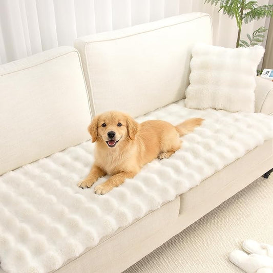 Sofa Covers for 3 Cushion Couch, Non Slip Couch Covers Pet Friendly Washable Couch Covers for Sofa, Soft Thick Sectional Couch Cover L Shape Sofa Furniture Protector for Kids Dogs Cat Pet, 27.6"x82.7" by UOFON