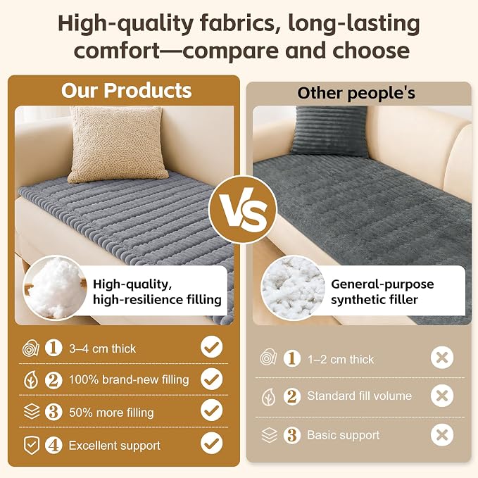 Couch Cover for Dogs, Sofa Cushion Cover, Pet Furniture Protector, Washable | Washable, Non Slip, Soft, Stretch Furniture Protector, Scratch Resistant, Pet Sofa Cushion Cover - Image 8