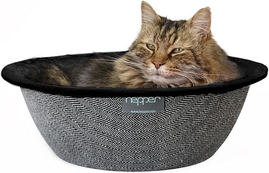 Hepper Cat Nest - Washable Cat Bed with Removable Fleece Liner by Hepper