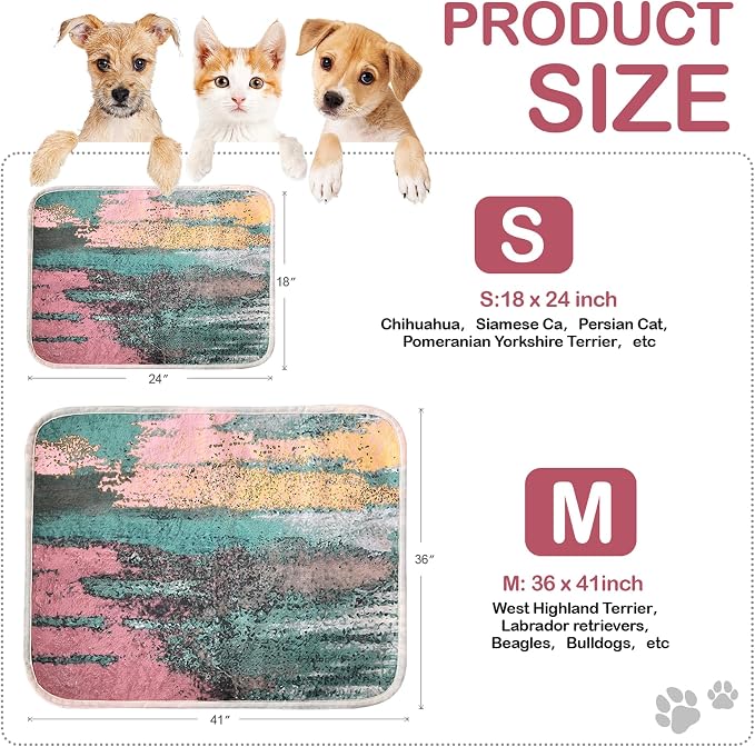 Qeils Washable Pee Pads for Dogs, Reusable Puppy Pads 36"x 41" 2 Pack | Leak-Proof, Super Absorbent Potty Training Pads With Non-Slip Backing For Crates, Floor, Playpen, Whelping & Furniture - Image 5