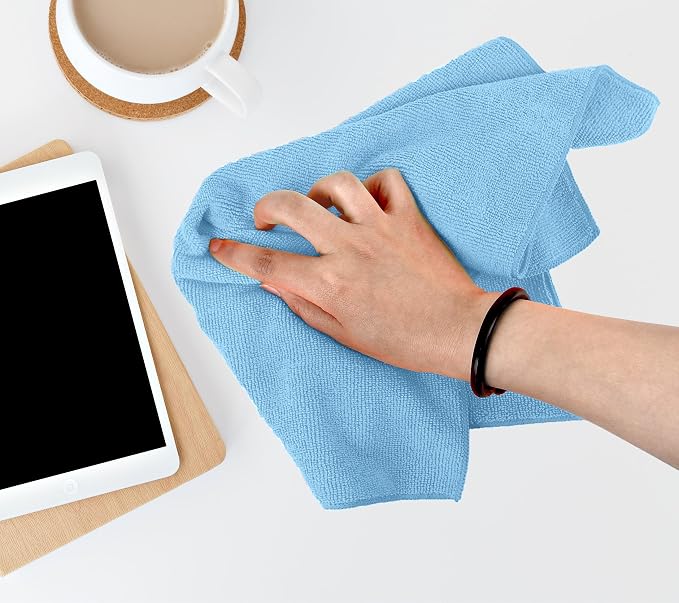 Avalon Towels Microfiber Cleaning Cloths (Value Pack of 48) - Size 16 x 16 Inches, Highly Absorbent Cleaning Rags, Lint Free, Reusable and Washable, Microfiber Towels for Cars - Image 8