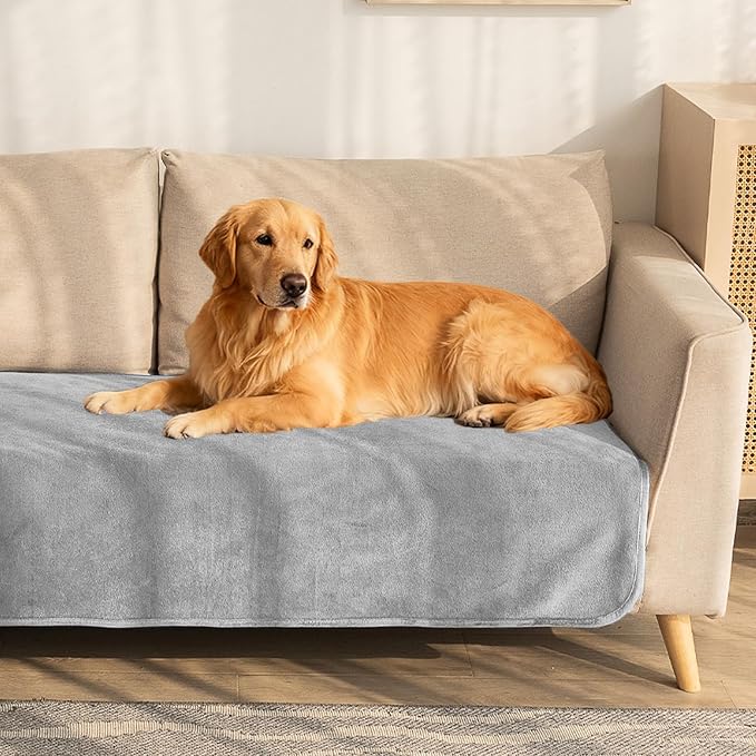 Ameritex Pet Bed Blanket Reversible 100% Waterproof Velvet Super Soft for Sofa and Bed - Image 6