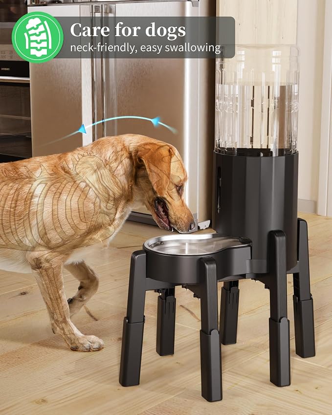 CZPET Dog Water Dispenser Stand, Pet Automatic Feeder Holder, Stand Only | Elevated Pet Water & Food Bowl for Medium Dogs, Stable and Anti-Slip Raised Bowl - Image 6