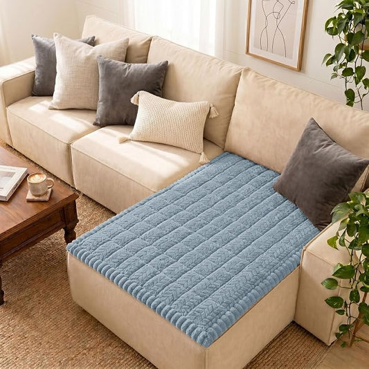Smiry Couch Cover for Dogs, Non Slip Fuzzy Pet Sofa Covers Washable | Sofa Slipcovers for Sectional Couch, Soft Thick Furniture Protector for Cats Dogs, Against Fur, Dirt, Scratch (43"x63") by Smiry