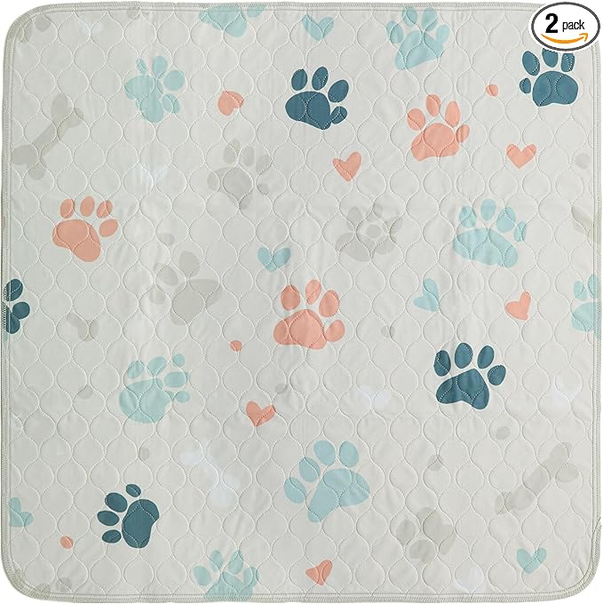 PUPIBOO Washable Pee Pads for Dogs and Cats - Super Absorbent Reusable Puppy Training Pads - 100% Waterproof, Leak-Proof & Non-Slip Whelping Pads for Pet Housebreaking by PUPIBOO