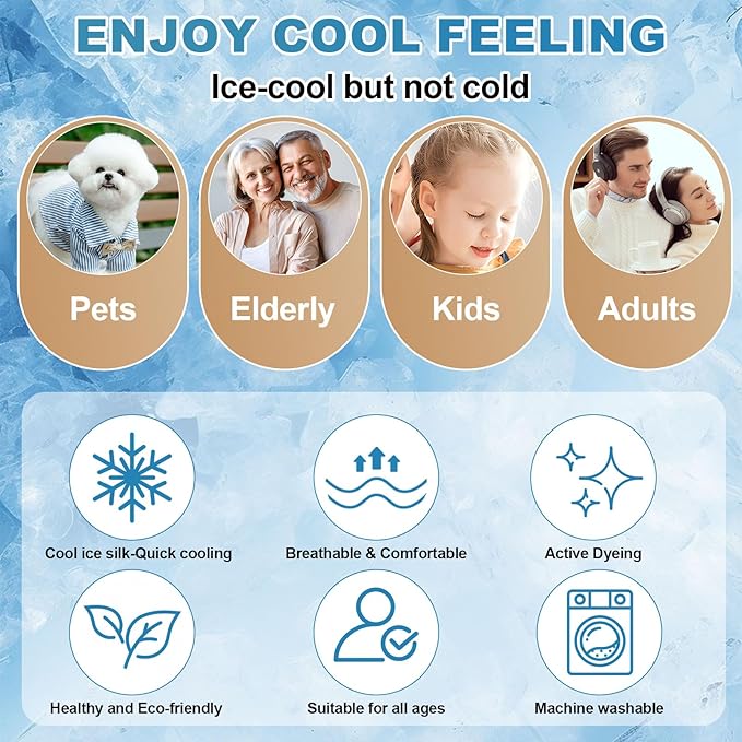 OTOB Cooling Dog Couch Cover Washable Non Slip Furniture Protector, 1 Piece | Luxury Cream, 27.6"x70.9", Premium Ice Silk Fabric, Modern Geometric, Soft, 3D Bionic Breathable, Pet Friendly Sofa Cover - Image 5