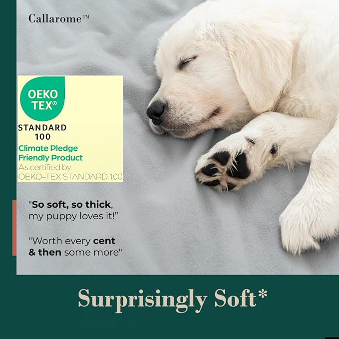 Waterproof Blanket for Bed or Couch – Soft and Leakproof Waterproof Throw Blanket, Water Proof & Stain Resistant Easy to Clean Throw Blanket Cover for Adults or Pets, Reversible Grey 60"x80" | High-Density Heavy-Duty Material - Ultra-Soft & Durable Sof... - Image 4