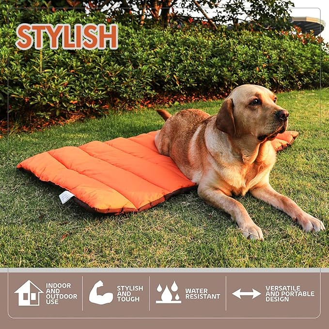 CHEERHUNTING Outdoor Dog Bed, Waterproof, Washable, Large Size, Durable, Water Resistant, Portable and Camping Travel Pet Mat - Image 6