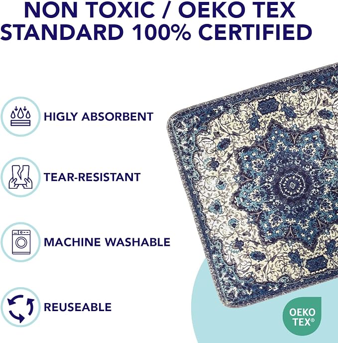 PUPIBOO Washable Pee Pads for Dogs and Cats - Super Absorbent Reusable Puppy Training Pads - 100% Waterproof, Leak-Proof & Non-Slip Whelping Pads for Pet Housebreaking - Image 8