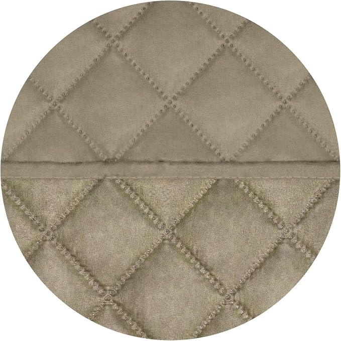 PureFit Reversible Quilted Couch Covers for Dogs Loveseat Sofa Cover 54" | Beige/Beige, Water Resistant Couch Protector, Washable Pet Couch Cover with Non Slip and Elastic Straps For Kids - Image 5