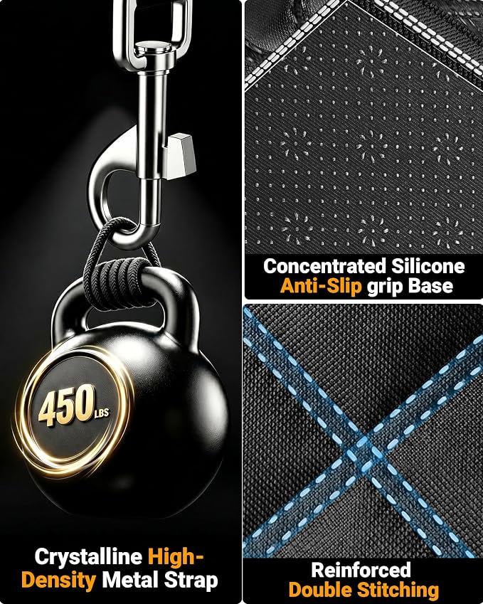 PetDance XL Dog Truck Back Seat Extender,【Hard Bottom But Soft Touch】 | Thick Support Foam,【600LBS】Stable Base Truck BackSeat Cover,100% Waterproof Anti-Scratch Hammock for Full-Size SUV & Truck - Image 7