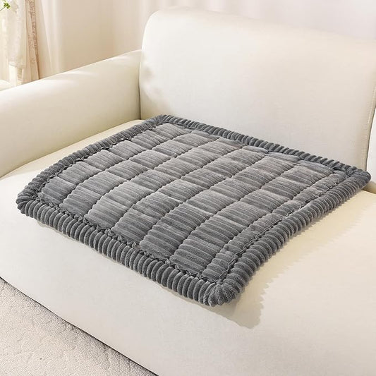 OstepDecor Couch Cover for Dogs, Washable Non Slip Sofa Cover for Pets, Soft Couch Covers for Sofa, Loveseat and Sectional, Furniture Protector Against Pet Hair & Scratches (27.6" x 27.6", Dark Grey) by OstepDecor