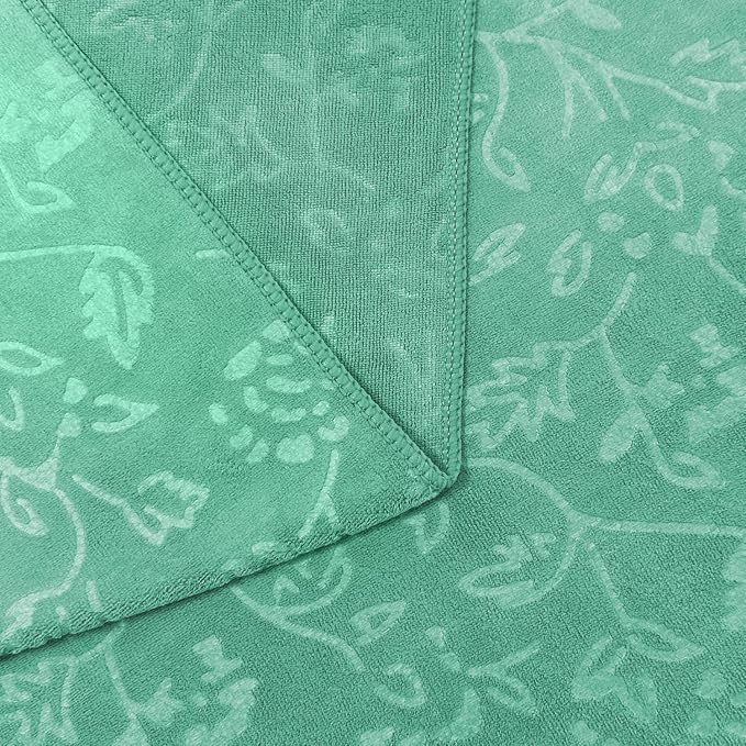 JML Extra Large Microfiber Bath Sheets Towels, 2 Pack, 35" x 70", Green | Oversized, Hanging Loop, Soft, Super Absorbent, Fast Drying, Perfect for Sauna, Shower, Sport, Fitness, Yoga - Image 6