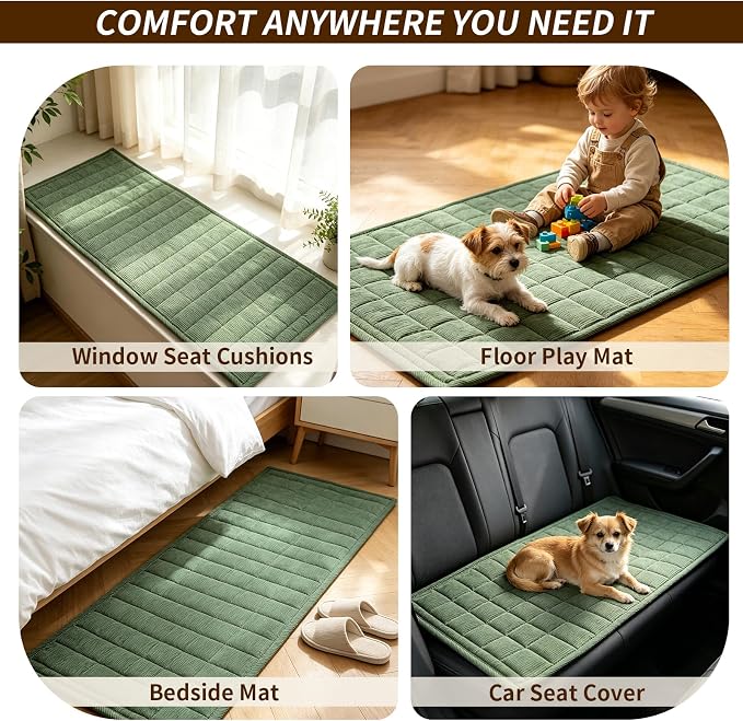 Couch Covers for Dogs Washable, 27.6"x59.1" Non Slip Couch Covers for Loveseat Sofa Pet Friendly, Soft Fuzzy Sofa Covers for Pet, Dog Couch Cover Furniture Protector(1PC,Green) - Image 6