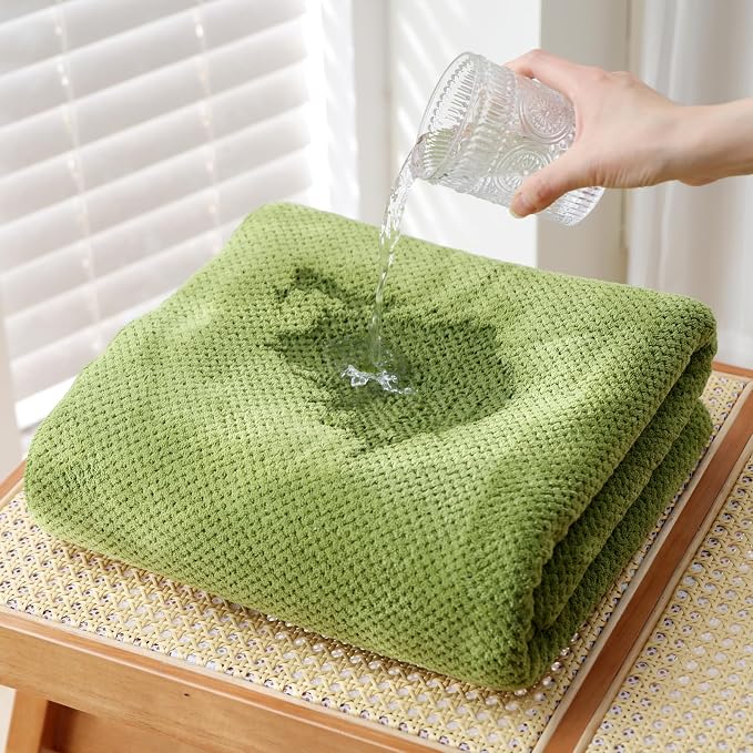 30x60 Inches Extra Large Bath Towels Set Super Soft Absorbent Luxury Microfiber Towels for Bathroom (Sage Green, 6PCS) - Image 5
