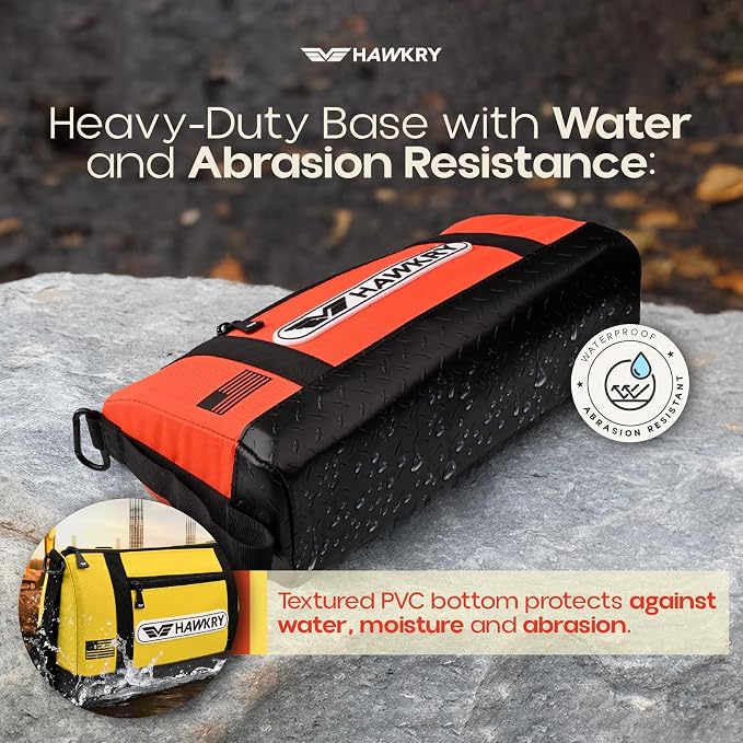 HAWKRY Oxford Waterproof Tool Bag set of 2 – Small Tool Bag and Tool Pouch, Fishing Bag, Travel Pouch, Compact, Durable Small Travel Bag, Multipurpose Tool Bags for Men for Work, Fishing and Travel - Image 5