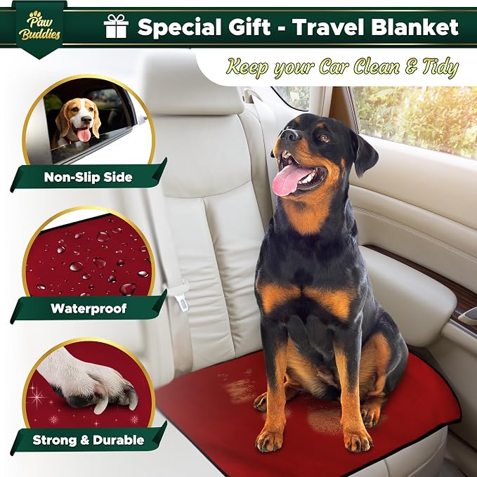 Paw Buddies Premium Waterproof Blanket 80"x90" Velvet-Feel Reversible Throw – Leakproof, Machine Washable Bed & Sofa King Size Protector for Couples, Pets & Travel + Bonus Small Blanket - Image 6