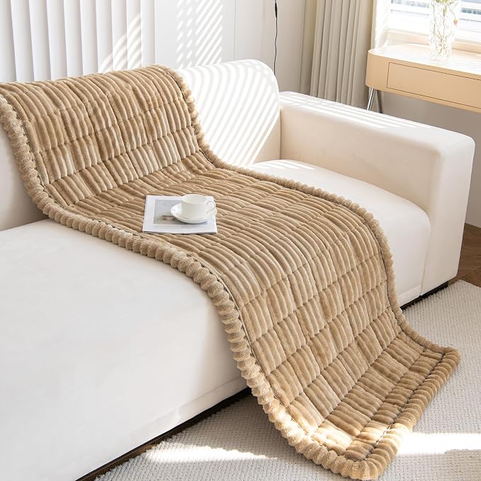 GKXLH New Thick Sofa Covers Washable - Soft Corduroy Universal Sofa Cover 2 3 4 Seater, Non-Slip Couch Cover, Couch Seat Covers Sofa Slipcovers Furniture Protector for Living Room (Coffee, 70x180cm) - Image 6