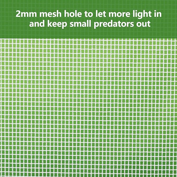36" Outdoor Mesh Plant Enclosure, Plant Cover for Pests, Bird and Pest Protection Guard for Fruit, Vegetables, Flowers and Herbs Pop-Up Cage 24 x 24 x 36 Inches - Image 3