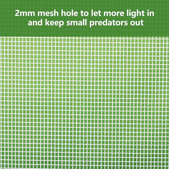 23.6" Outdoor Mesh Plant Enclosure, Plant Cover for Pests, Bird and Pest Protection Guard for Fruit, Vegetables, Flowers and Herbs Pop-Up Cage 15.7 x 15.7 x 23.6 Inches - Image 3