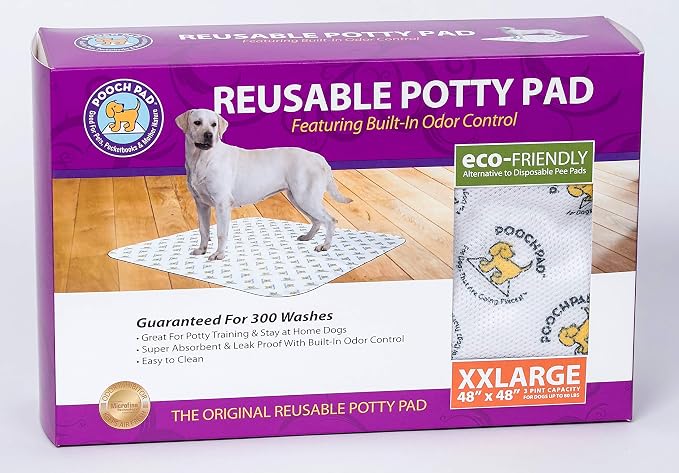PoochPad Original Washable, Reusable Dog Potty Pad, XX-Large | Super Absorbent Puppy Pad, Leakproof Design, Unmatched Odor Control, Easy to Clean, Dog & Puppy Pee Pad for Potty Training by RevivalAnimalHealth