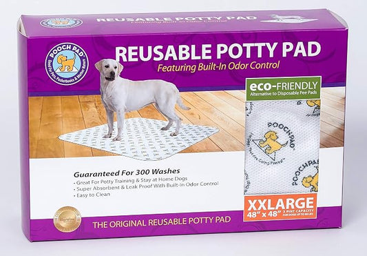 PoochPad Original Washable, Reusable Dog Potty Pad, XX-Large | Super Absorbent Puppy Pad, Leakproof Design, Unmatched Odor Control, Easy to Clean, Dog & Puppy Pee Pad for Potty Training by RevivalAnimalHealth