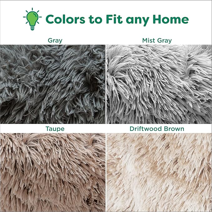Furhaven Waterproof Throw Blanket for Dogs & Indoor Cats, Washable - Shaggy Plush Calming Long Faux Fur & Velvet Dog Blanket - Mist Gray, Large - Image 12