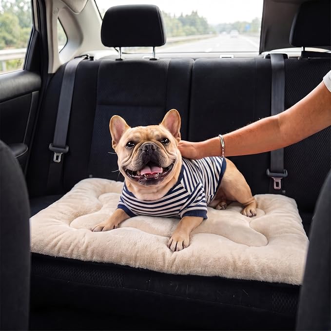 Dog Bed 30" for Metal Crate Pad, Washable Kennel Mat for Medium Dogs & Pets | Soft faux rabbit fur, non-slip,machine wash/dry, plush cushioning, for crates, floors & travel, multiple sizes for all breeds - Image 9