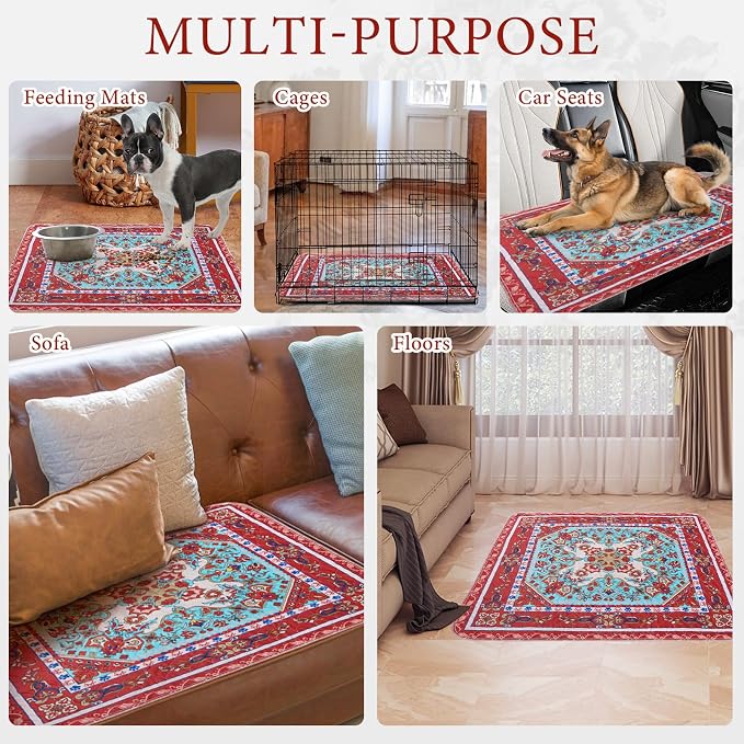 Homimp Washable Pee Pads for Dogs, 2 Pack Reusable Puppy Pads Waterproof, Absorbent and Leakproof Dog Pee Pads, Non Slip Puppy Training Pads, Pet Mat for Floor, Crate, Couch, Whelping,Brown, 36"x36" - Image 7