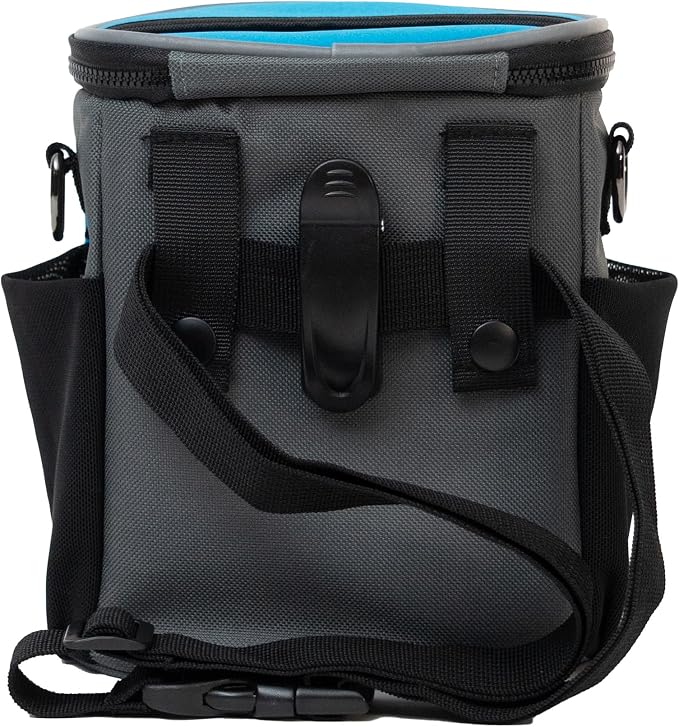 Quickdraw XL Dog Treat Pouch – Training Bag with Waste Bag Dispenser (Bags Not Included), Phone Pocket, Water Bottle Holders, 3-Way Strap – Durable & Reflective (Alpine Blue) - Image 7