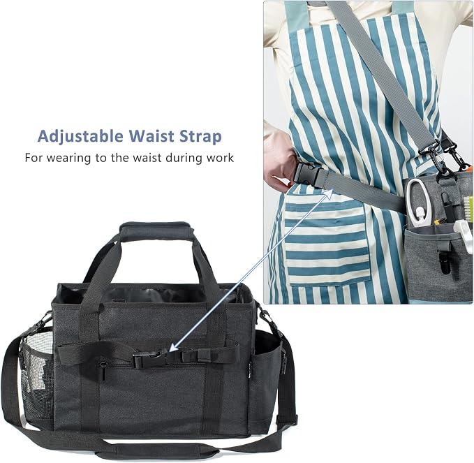 Cleaning Caddy for Cleaning Suppliers Organizer with Pockets for House Cleaning Essentials, Cleaning Organizer, Wearable Cleaing Bag Tote, Storage Caddy for Housekeeping - Image 3