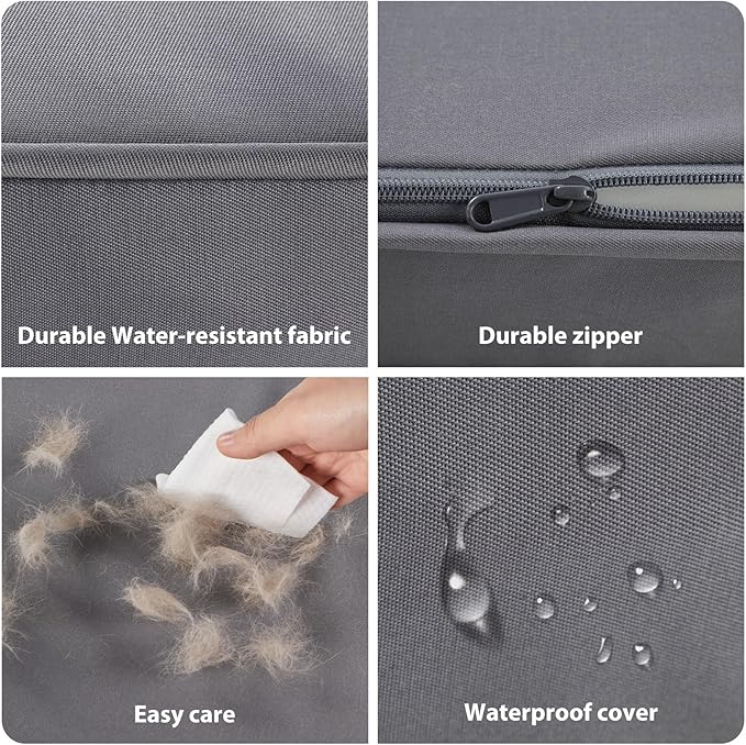 BFPETHOME Outdoor Waterproof Dog Bed for Large Dogs, Washable Cover, 54" | Outdoor & Indoor Use, Waterproof, For Medium, Large, Extra Large Dogs, Orthopedic, Egg Crate Foam, Up to 130 lbs - Image 7