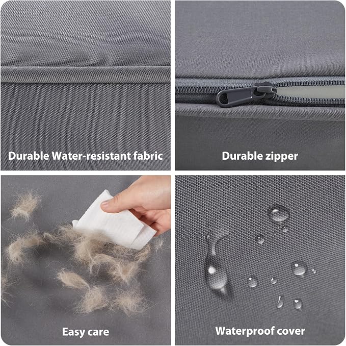 BFPETHOME Outdoor Waterproof Dog Bed for Large Dogs, Washable Cover, 36" | Outdoor & Indoor Use, Waterproof, For Medium, Large, Extra Large Dogs, Orthopedic, Egg Crate Foam, Up to 60 lbs - Image 7