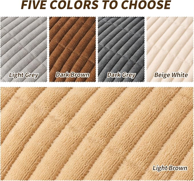 Couch Covers for Dogs, Velvet Dog Couch Cover, Pet Couchs Covers for Loveseat, Couchs Protector for Dogs, Sofa Cover for Pets Washable(1PC, Light Brown, 27.6"×59.1", 2 Seater) - Image 4