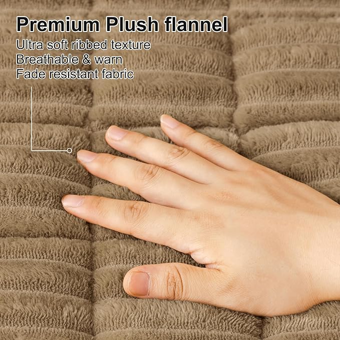 Smiry Couch Cover for Dogs, Non Slip Washable Sofa Protector for Pets | Soft Furniture Cover for Leather & Fabric Couches, Cozy Protect Against Fur, Dirt & Messes, Pet Friendly, 27.6"x70.9" - Image 2