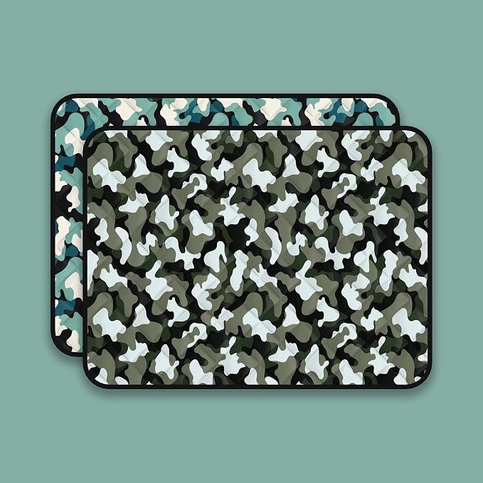 Waterproof Blanket, 29" x 34” - Seat Cover for Dogs and Pets. Ideal for Small and Medium Pet Crate Blankets, Settle mat, Diaper Changing and Playmat for Babies - Image 2