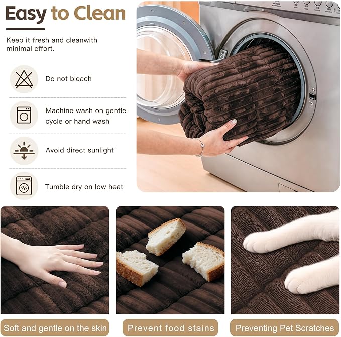 Couch Cover for Dogs, Sofa Cushion Cover, Pet Furniture Protector, Washable | Washable, Non Slip, Soft, Stretch Furniture Protector, Scratch Resistant, Pet Sofa Cushion Cover - Image 6