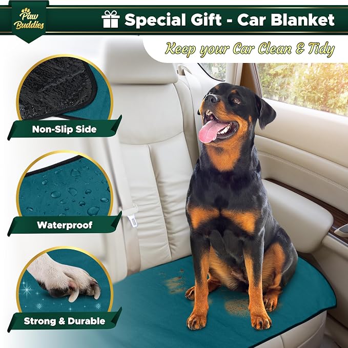 Paw Buddies Premium Waterproof Blanket 80"x90" Velvet-Feel Reversible Throw – Leakproof, Machine Washable Bed & Sofa King Size Protector for Couples, Pets & Travel + Bonus Small Blanket - Image 5