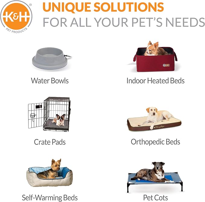K&H Outdoor Elevated Dog Bed - Cooling Raised Dog Bed for Small Pets, Breathable Mesh Center Hammock Design, Indoor/Outdoor Washable Cover, Portable Metal Frame, Green, Small 22x17in - Image 10