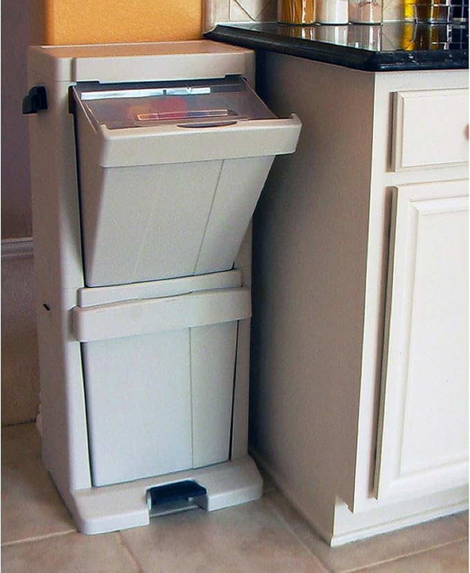 Richell Pet Stuff Tower for Food Storage | Richell Pet Stuff Tower: Ideal for Cats and Dogs. Max Load Capacity 8.8lbs, Includes Foot Pedal and Food Scoop! - Image 4