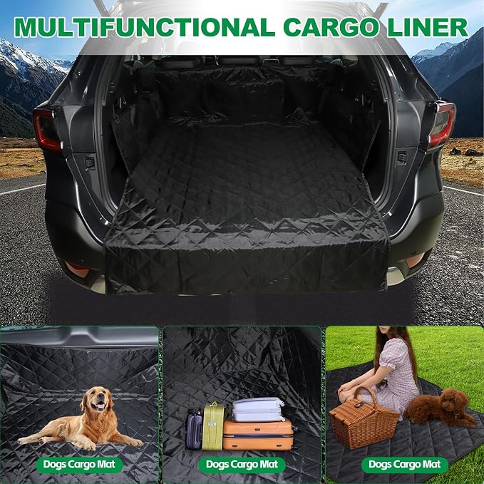 HAPPYHORSE Pet Dog Trunk Cargo Liner Compatible with Subaru Outback 2020-2025，Cargo Cover Waterproof and Non-Slip Dog seat Cover Cargo Liner Area Protector Cover (Subaru Outback 2020-2025 (A)) - Image 3