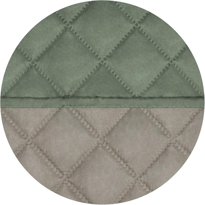 PureFit Reversible Recliner Chair Covers Couch Covers for Dogs, 28 in | Greyish Green/Beige, Water Resistant Couch Protector, Washable Pet Couch Cover with Non Slip and Elastic Straps For Kids - Image 5