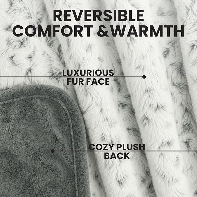 Waterproof Dog Blanket for Cats & Dogs, Washable Couch Cover, Reversible Furniture Protector Blanket, Large Soft Sherpa Fleece, Couch Protector, Pet Throw Blankets, 60" x 70" - Image 4