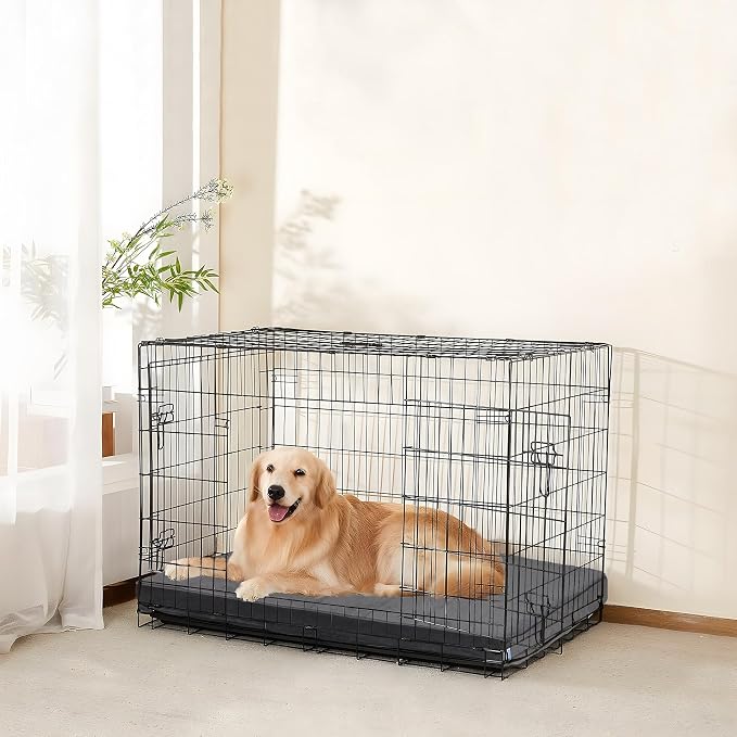 Dog Bed for XX Large Dog - Orthopedic Pet Beds with Memory Foam, Waterproof Removable Washable Cover with Non-Slip Bottom, Grey, 47" L x 29" W x 3" H - Image 6