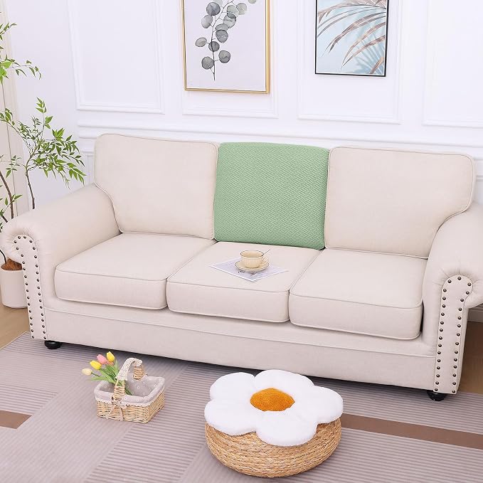 hyha Waterproof Couch Cushion Covers, Anti Slip Sofa Slipcovers for Pets | Waterproof Protection, Thick Jacquard Fabric, Wear Resistant, Anti Slip, Pet Protection (1 Piece for Backrest L) - Image 5