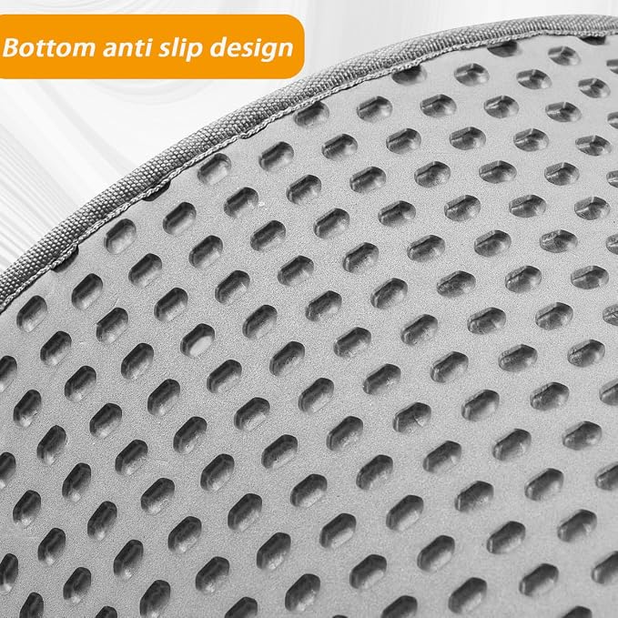 Large Cat Litter Mat, 46x28 Inches Extra Large Double Layer Honeycomb Cat Litter Trapping Mat, Non Slip Waterproof Urine Proof Mat, Scratch Resistant Durable Litter Rug - Image 6