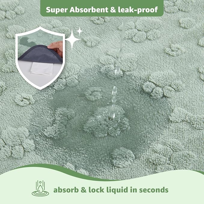 LOOBANI Washable Pee Pads for Dogs, Potty Training, 36"x24", 2-Pack | Super Absorbent Reusable Puppy Pads For Whelping, Crates, Floors, Couches, Waterproof, Leakproof, Non Slip - Image 4
